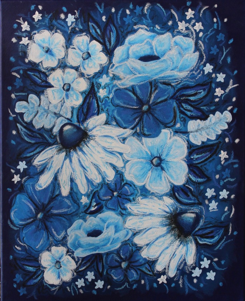 Blue-tiful Flowers